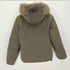 ユナイテッドアローズグリーンレーベルリラクシング UNITED ARROWS green label relaxing リバーシブル グリーンダウン ジャケット フォックスファー レディース JPN:38