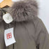 ユナイテッドアローズグリーンレーベルリラクシング UNITED ARROWS green label relaxing リバーシブル グリーンダウン ジャケット フォックスファー レディース JPN:38