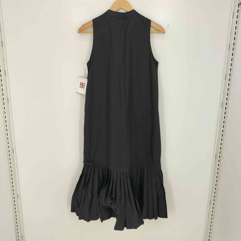 ザラ ZARA バンドカラーノースリーブシャツワンピース レディース import:XS