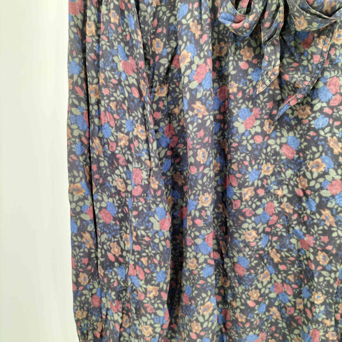 ポロラルフローレン POLO RALPH LAUREN Floral Print Tie Neck Shirt In Multi フローラル プリント タイ ネック シャツ レディース SP