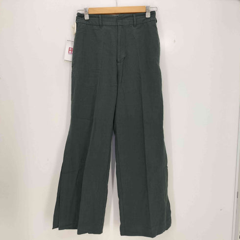スタイルミキサー STYLEMIXER ロングジレベスト スリットフレアパンツ リネンセットアップ レディース S