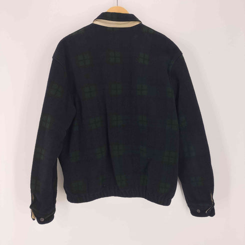 ポロバイラルフローレン Polo by RALPH LAUREN USA製 ブラックウォッチ フリースジャケット メンズ JPN:M