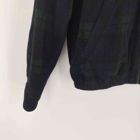 ポロバイラルフローレン Polo by RALPH LAUREN USA製 ブラックウォッチ フリースジャケット メンズ JPN:M
