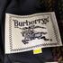 バーバリーズ BURBERRYS 90s 白タグ チェック 金ボタン シルク混 ウール ノーカラージャケット レディース 7AR