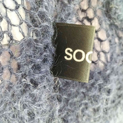 スドーク soduk PATCHWORK KNIT CARDIGAN レディース ONE SIZE