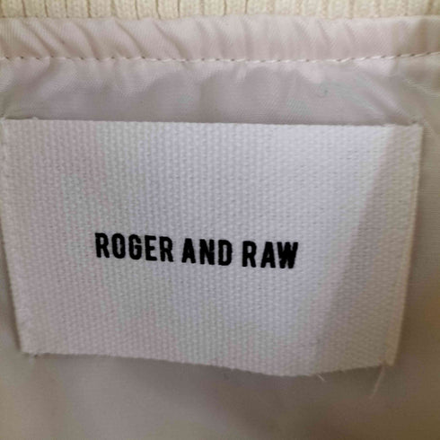 ROGER AND RAW Nylon Embroydery スタジャン レディース JPN:M