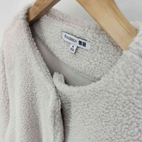 ユニクロジェイダブリューアンダーソン UNIQLO JW ANDERSON 20AW ボアフリースノーカラーコート レディース JPN:M