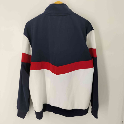 カッパ Kappa ロゴプリントマルチカラー配色トラックジャケット トリコロール メンズ LL