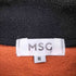 MSG オーバーサイズハーフジップスウェットプルオーバー 配色 ビリヤードロゴ メンズ JPN:M