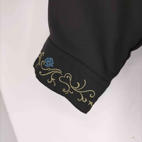 キュイー Cuirs 花柄刺繍 L/S ロングシャツ ロンドン メンズ