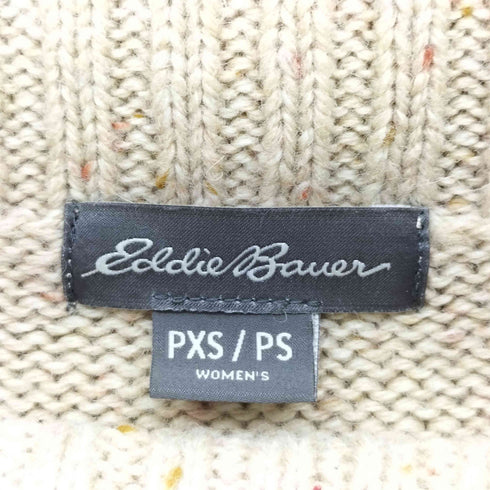 エディーバウアー Eddie Bauer カラーネップ タートルネック S/S ニット レディース PS