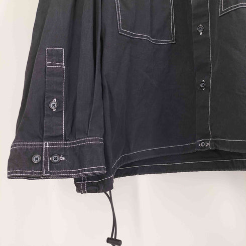 SITRY ホワイトステッチ ドローコード L/S シャツ メンズ JPN:L