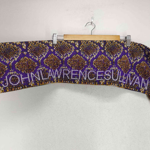 ジョンローレンスサリバン JOHN LAWRENCE SULLIVAN 総柄リバーシブルマフラー メンズ ONE SIZE