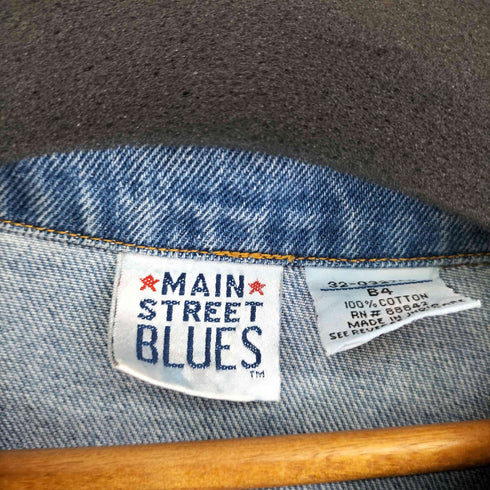 MAIN STREET BLUES デニムカバーオールジャケット メンズ