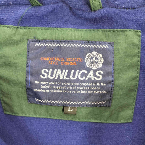 SUNLUCAS TALON ジップ 裏地フリース 八の字ジップ Dカン マウンテンパーカー ハンティング メンズ import:L