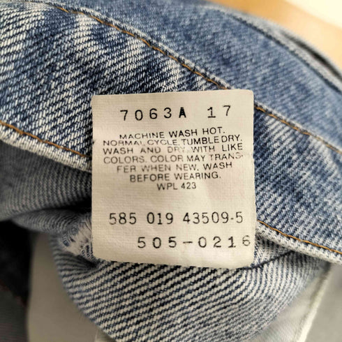 リーバイス Levis 99年製 USA製 505-0216 ボタン裏585 ジップフライ デニムパンツ メンズ W30/L32