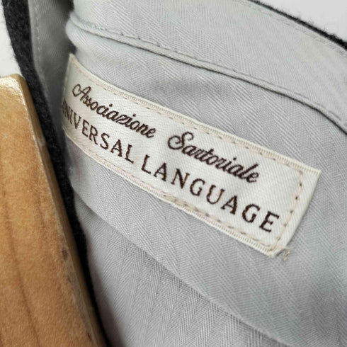 ヴィタルバルベリス カノニコ VITALE BARBERIS CANONICO ストレート ウール スラックス メンズ LL