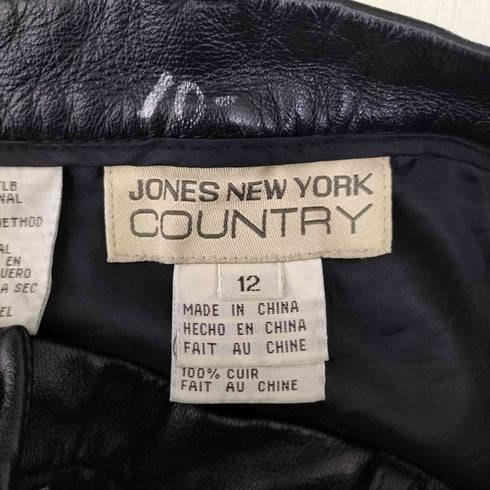 ジョーンズニューヨーク JONES NEW YORK country レザーパンツ メンズ 12