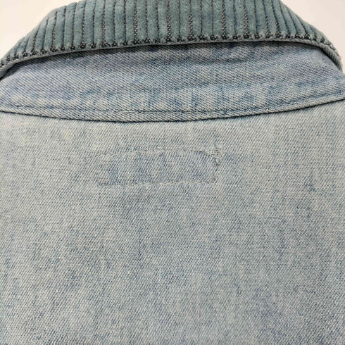 SUN CITY ニット切替 ロングスリーブ ウエスタンシャツ メンズ