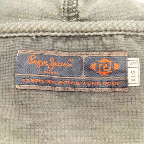 ペペジーンズロンドン PEPE JEANS LONDON ワッフル地 アノラック コットンパーカー メンズ X.LG