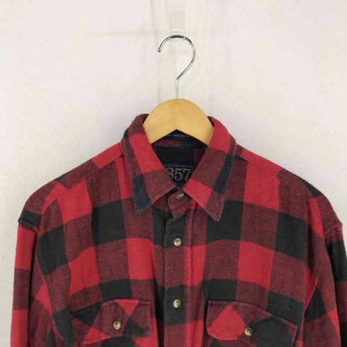 1857 MONHATTAN バッファローチェック コットンネルシャツ メンズ import:M