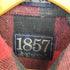 1857 MONHATTAN バッファローチェック コットンネルシャツ メンズ import:M