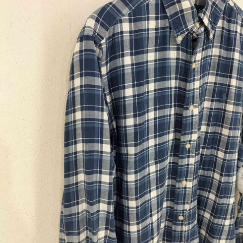 ラルフローレン RALPH LAUREN CLASSIC FIT ポニー刺繍 チェック BDシャツ メンズ import:M
