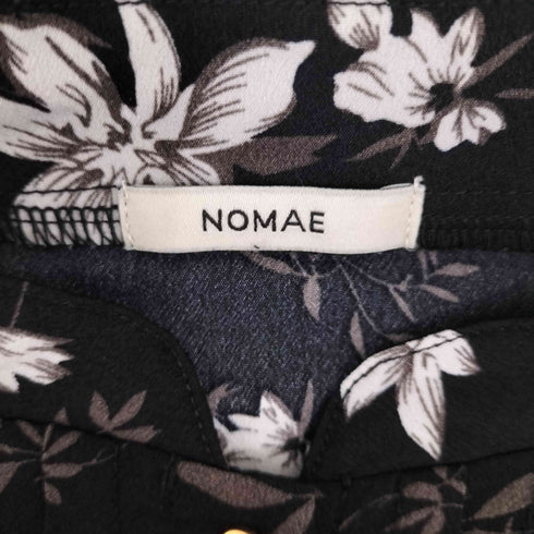 nomae フレアケープスリーブ花柄ワンピース レディース JPN:M
