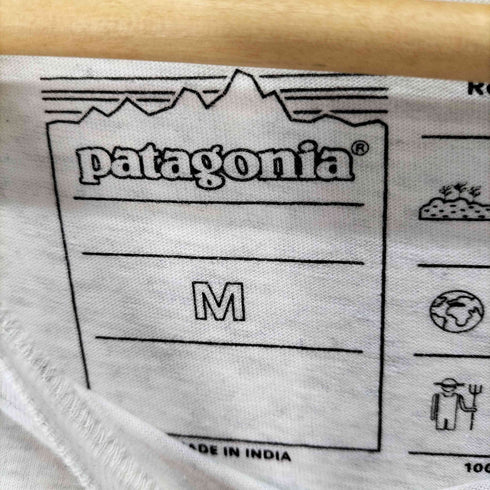 パタゴニア patagonia ロゴ クルーネック tシャツ メンズ JPN:M