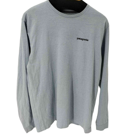 パタゴニア patagonia 背面プリント ロゴ クルーネック L/S tシャツ メンズ JPN:M