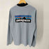 パタゴニア patagonia 背面プリント ロゴ クルーネック L/S tシャツ メンズ JPN:M