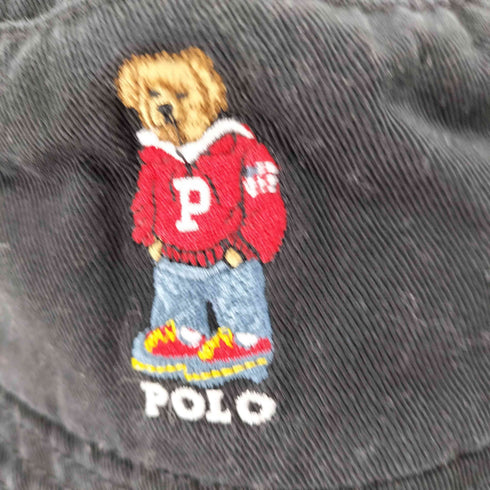ポロラルフローレン POLO RALPH LAUREN ポロベア刺繍コットンバケットハット メンズ ONE SIZE