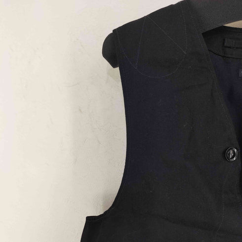 エンジニアードガーメンツ Engineered Garments UPLAND VEST BLACK COTTON DENIM メンズ import:S