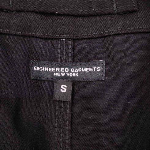 エンジニアードガーメンツ Engineered Garments UPLAND VEST BLACK COTTON DENIM メンズ import:S