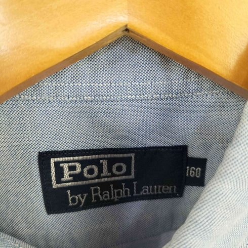 ポロバイラルフローレン Polo by RALPH LAUREN ポニー刺繍 半袖BDシャツ レディース 160