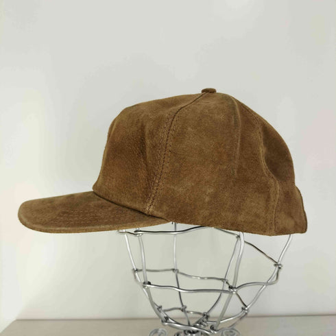 HATQUARTERS USA製 スウェードレザー キャップ メンズ ONE SIZE
