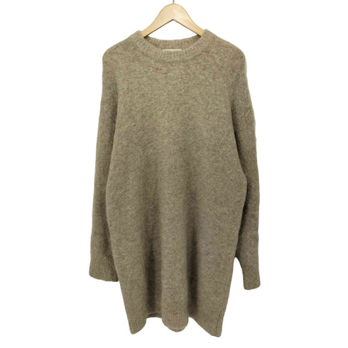 ミラオーウェン Mila Owen 19AW アルパカ クルーネック ニット ワンピース レディース ONE SIZE