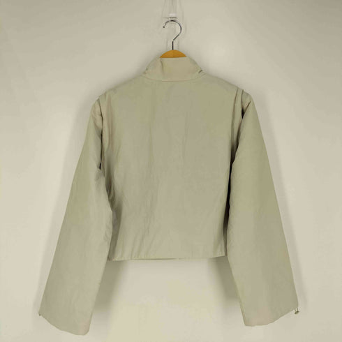 アモーメント amomento DETACHABLE SLEEVE JUMPER リバーシブル ジャンパー クロップド 中綿 ジャケット レディース JPN:0