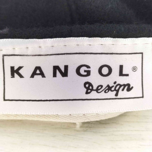 カンゴール KANGOL USA製 スウェード ウール 切替 ロゴプリント キャップ メンズ ONE SIZE