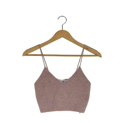 ザラ ZARA KNIT CAMISOLE アクリル ニットキャミソール レディース import:S