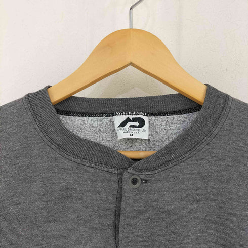 APPAREL DIRECTIVES USA製 ヘンリーネックスウェット メンズ import:M