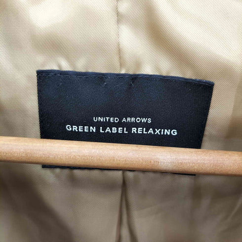 ユナイテッドアローズグリーンレーベルリラクシング UNITED ARROWS green label relaxing メルトンウール混 ピーコート レディース JPN:38