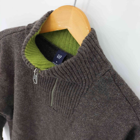 ギャップ Gap 00S ハーフジップ ドライバーズニット メンズ JPN:XL