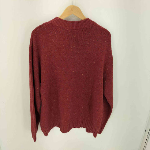 IRVINE PARK 90S ハーフボタン リネン混 メランジ ニット メンズ 2XL