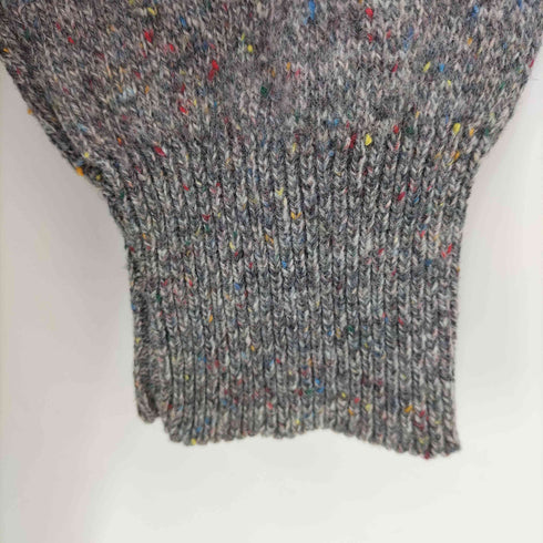 ロイヤルナイト Royal Knight 80S USA製 ウール混 メランジ モックネックニット メンズ JPN:XL