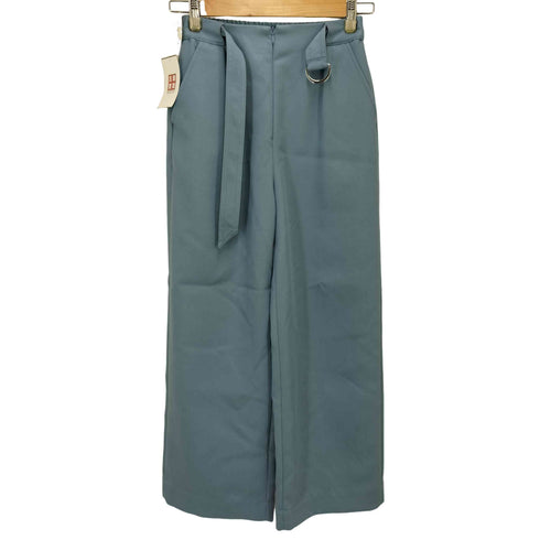 グリーンレーベルリラクシング GREEN LABEL RELAXING ベルト付きワイドパンツ レディース 34