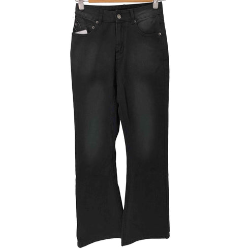 sunoneonesunoneone ダメージ加工 セミフレア デニムパンツ レディース