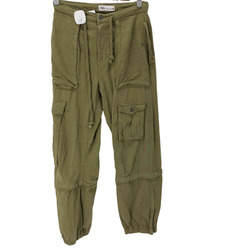 ザラ ZARA Pantalon 裾ジップ カーゴパンツ メンズ 36