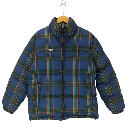 ゲス GUESS TRIANGLE LOGO REVERSIBLE リバーシブルダウンジャケット 裾ドローコード メンズ JPN:M