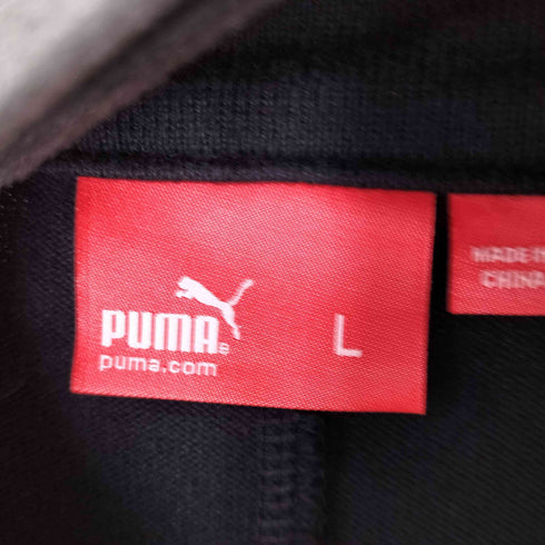 プーマ PUMA ロゴ刺繍ダブルジップニットジャケット メンズ JPN:L